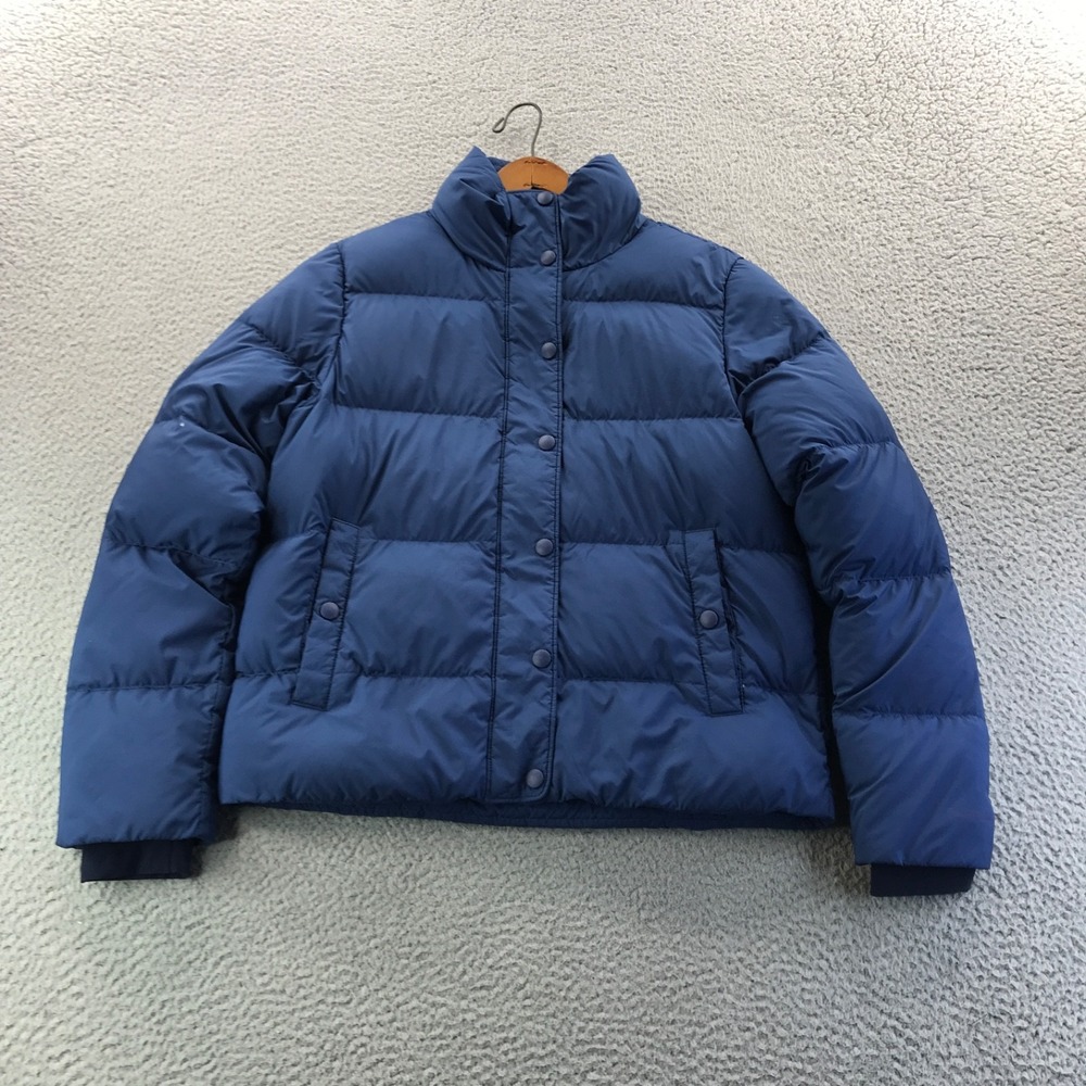 Patagonia Jacket Womens Small Blue Silent Down 700 Fill Lightweight Puffer Gorp